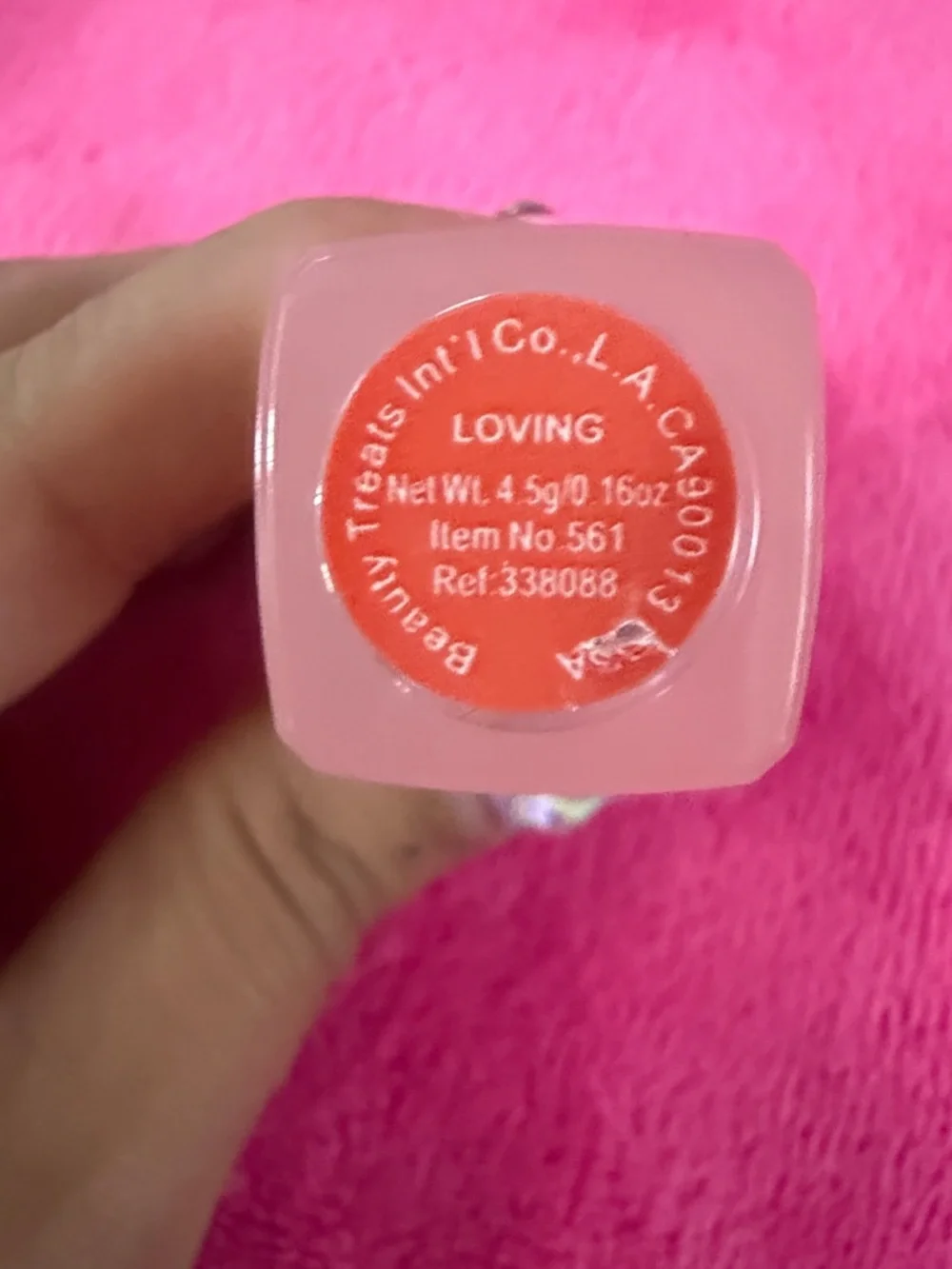 Clear Lip Gloss - Pink